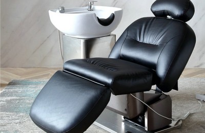 Fábrica de China Salón de pelo Recliner Sillas Lavado Lavabo Shampoo Unidad Cama de masaje