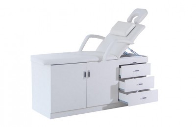 Hospital clinic bed physiotherapy treatment table patient examination medical couch with drawers